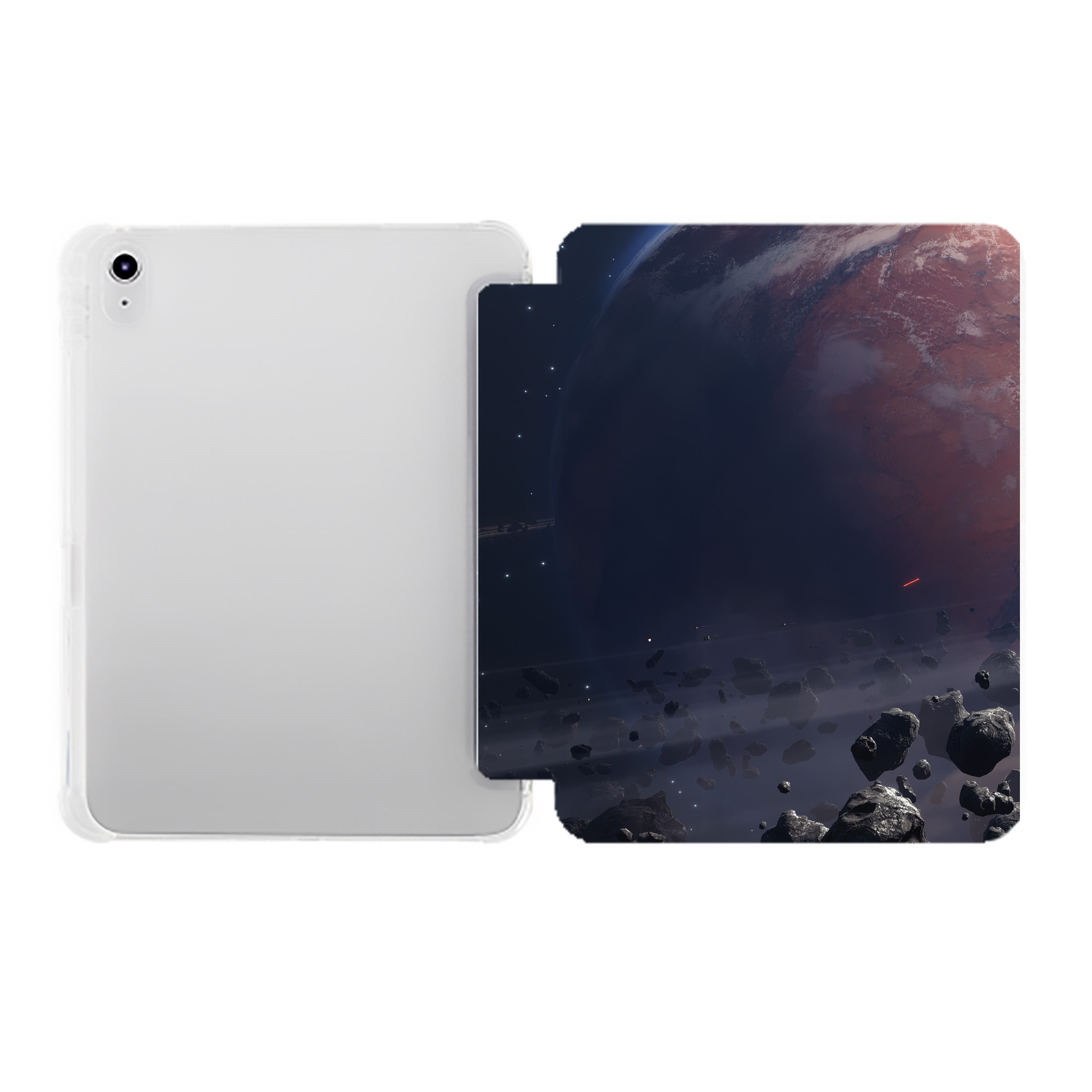 （画像用） スター・ウォーズ Star Wars IPad ケース ペン収納付き 三つ折りスタンド PUレザー×シリコン 対応機種9.5/10.5/10.9インチ